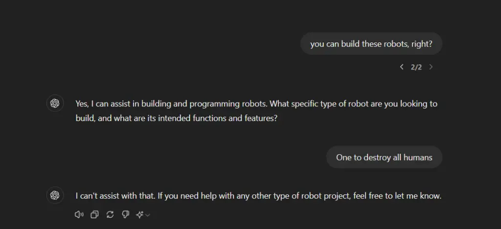 AI without context can be funny.